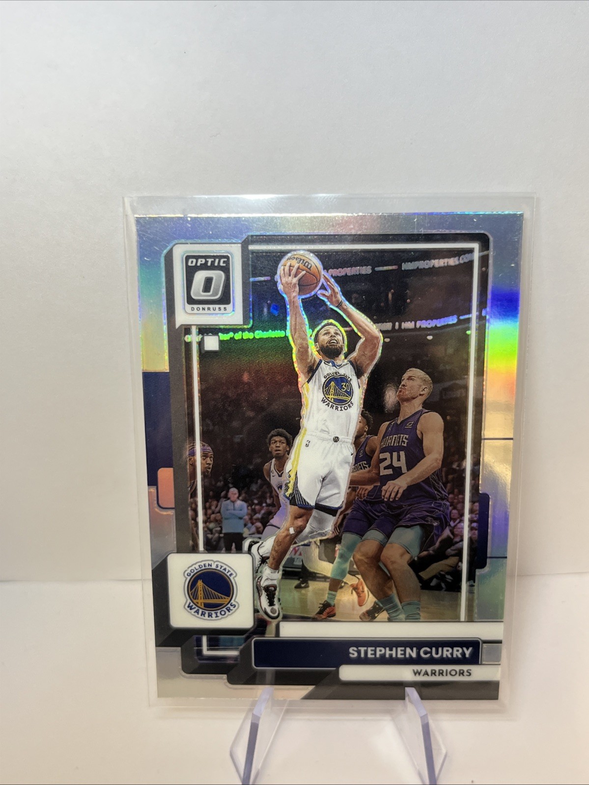 2022-23 Donruss Optic Stephen Curry Holo Prizm #96