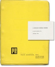 Jeremy Fey THOUSAND SEVERAL TONGUES Original agency screenplay 1964 #137635