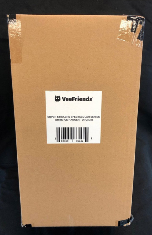 2026 VeeFriends Super Stickers Spectacular Series White Ice Hanger 36 Pack Case
