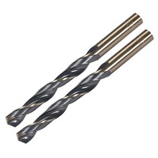 2pcs Straight Shank Twist Drill Bits 10.5mm High Speed Steel with 10.5mm Shank