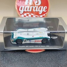 SPARK 1/43 Peugeot 905 Spider 58 LM Lemans 1992 ESSO S1277 Patrick Gonin Artzet