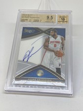 2015 Select /99 Andre Drummond # S-ADR HARD AUTO BGS 9.5/10 GEM MINT POP 1