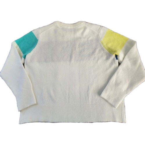 Maglione Vince Camuto "SKI" colorblock sci coniglietto snow lodge anni 80 90 retrò M - Foto 4 di 8