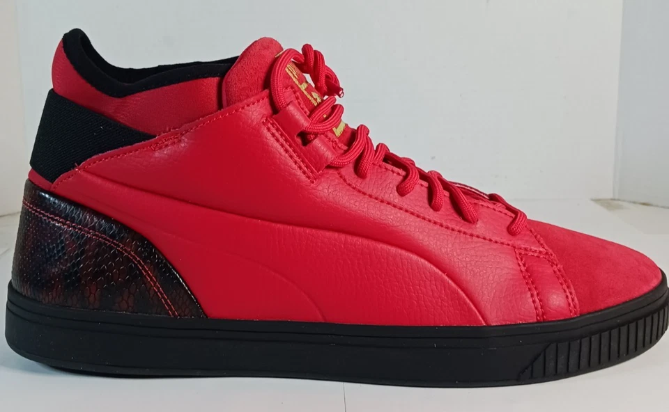 Puma Play 'Wine and Dine' Rojo Negro Tenis Zapatos Para Hombre Talla 10.5 2016 NDS Foto 2 de 4