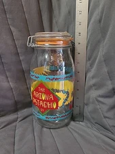 Arizona Pistachio 2L Glass Jar With Hinged Lid