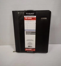 2025 AT-A-GLANCE Executive 8.25" x 11" Weekly & Monthly Appointment Book Faux