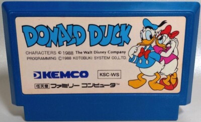 DONALD DUCK NES FC Nintendo Famicom Japanese Version