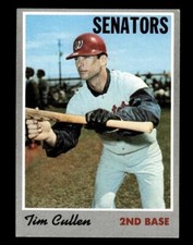1970 Topps #49 Tim Cullen Washington Senators