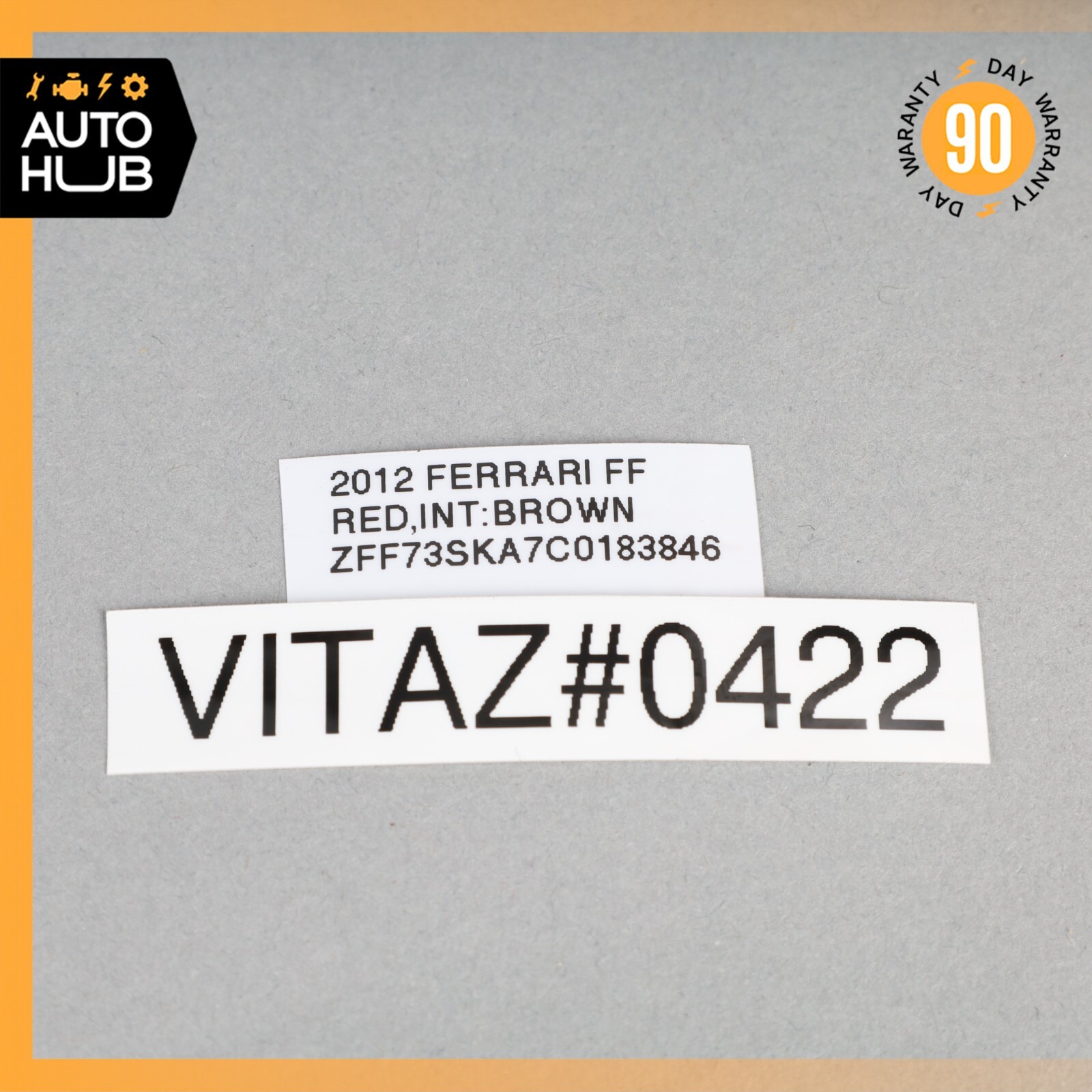 11-16 Ferrari FF F151 6.3L V12 Engine Oil Pump Return Line 256527 OEM 40k
