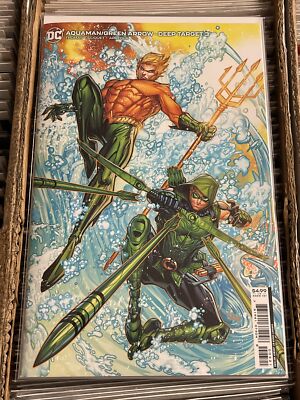 AQUAMAN GREEN ARROW DEEP TARGET #3 JONBOY MEYERS VARIANT COVER 2022 DC COMICS
