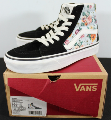 Vans SK8-HI Pro Garden Floral Black Skateboard Shoes Size 4  display picture 3