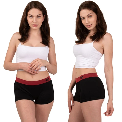 4er Pack LisaModa Damen Seamless Pants Slips Unterhose Panty Hipster Boxershort - Bild 3 von 15