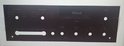 Original McIntosh C26 glass faceplate for stereo preamplifier. | eBay