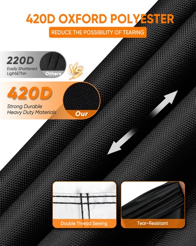 Waterproof Golf Cart Cover 4 Passenger for EZ GO Club Car Yamaha Golf Carts - 第 4/11 張圖片