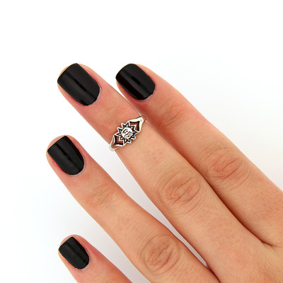 Sterling Silver 925 Sun Design Above knuckle ring Adjustable midi Ring T43 Sterling Silver 925 Sun Design Above knuckle ring Adjustable midi Ring T43