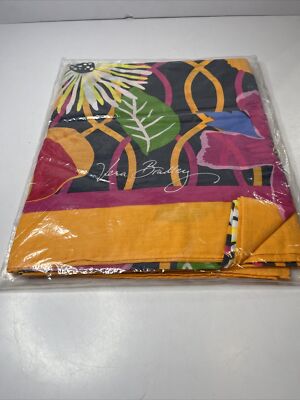 Vera Bradley Sarong Jazzy Blooms Bright Floral Mutli Use & Or Swim Cover Up NWT