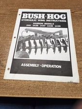 Bush Hog Hydraulic Wing Instructions Harrow Models 246 1435 1437 1438 1439