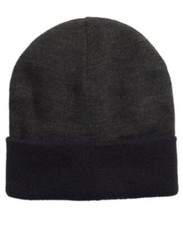 Alfani Men's Reversible Beanie, Charcoal / Navy