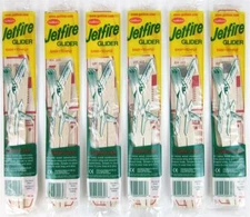 (6) JETFIRE Balsa Wood Airplane Glider GUILLOWS Toy Jet Plane model kit #30 New
