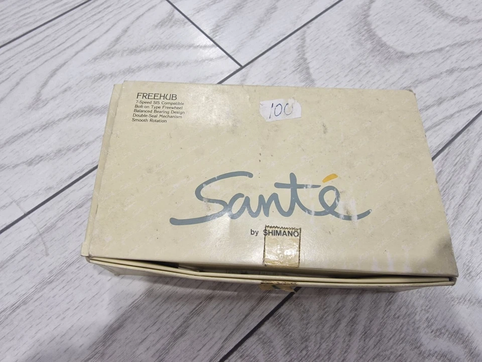 Juego de bujes de bicicleta delanteros y traseros de 7 velocidades Shimano Sante 5000 de colección 36H NOS Foto 2 de 4