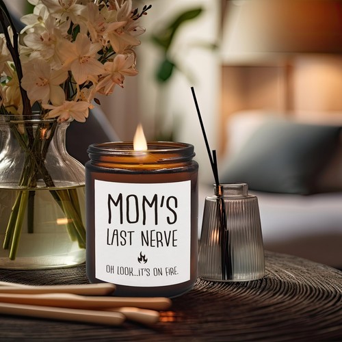 Mom's Last Nerve Candle Funny Gifts for Mom from Daughter Mom Candle Funny Mo... - Picture 2 of 5