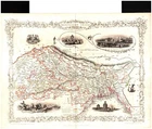 NORTHERN INDIA incl. Presidency of Bengal, Rapkin & Tallis original antique map