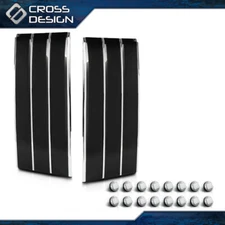 Door Side Fender Vents Molding Cover Trim Fit For Range Rover L405 2013-22 Black