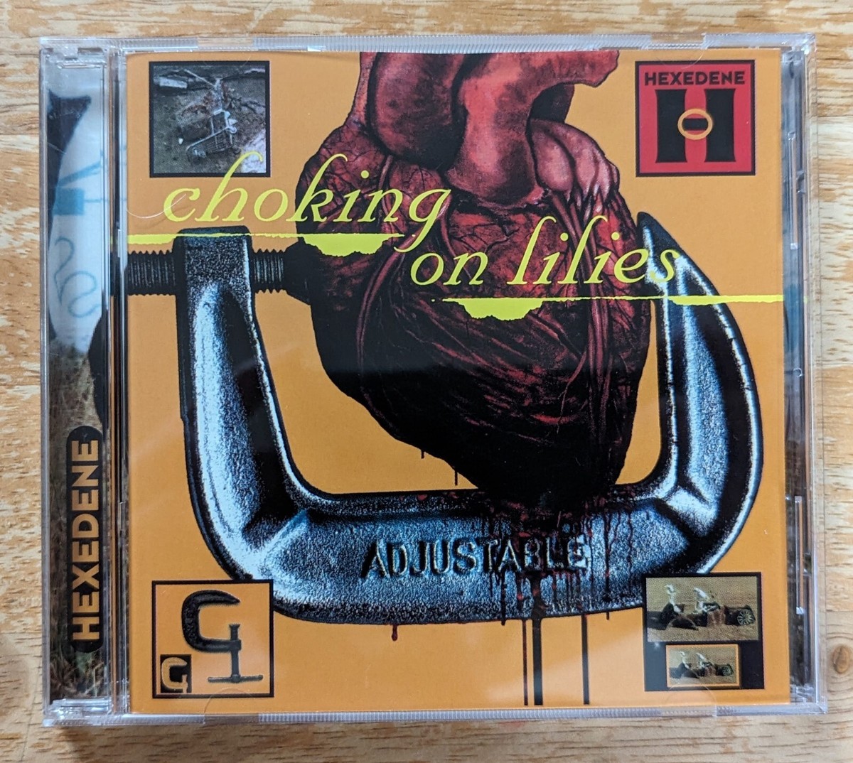 Hexedene- Choking On Lilies CD- REMIXES! INDUSTRIAL! ELECTRO! RE