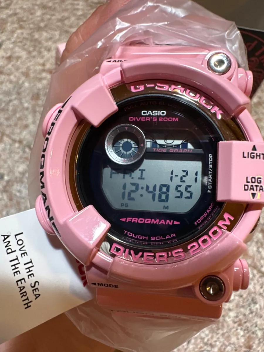 New G-SHOCK CASIO PINK FROGMAN GF-8250K 4JR Irukuji 2014 Love Sea Earth icerc