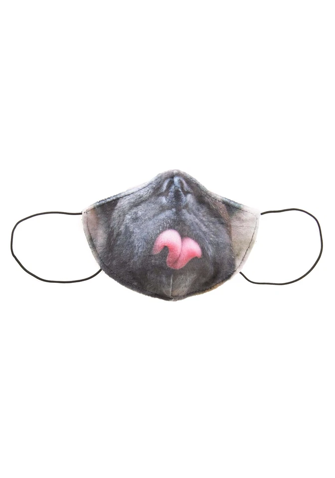 Adult Pug Sublimated Face Mask - Image 2 of 3