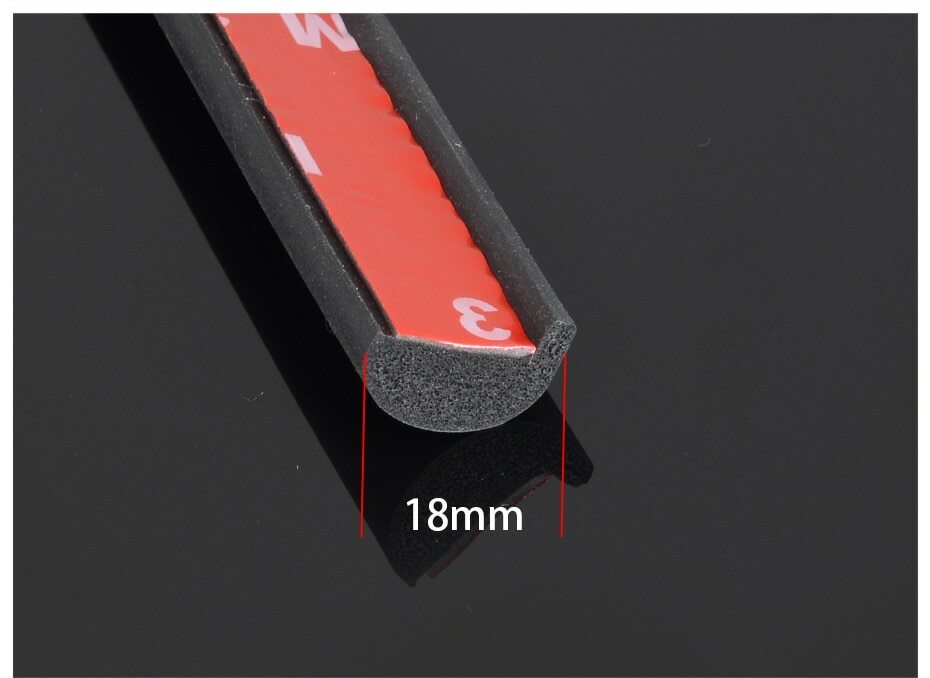 Guarnizione Gomma Adesiva Per Parafango Auto - 18mm X 4M, Protezione Da Acqua E Rumore - Foto 9