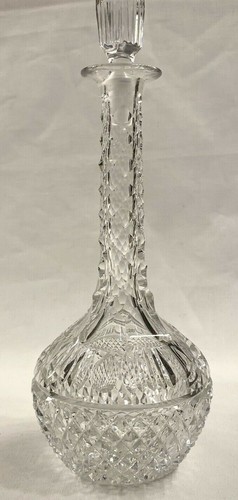 Exquisita jarra decantadora vintage corte diamante - Imagen 4 de 8
