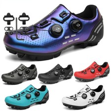 Mtb Cycling Sneakers SPD Cleats Mens Outdoor Bike Boots Racing Bicycle Shoes