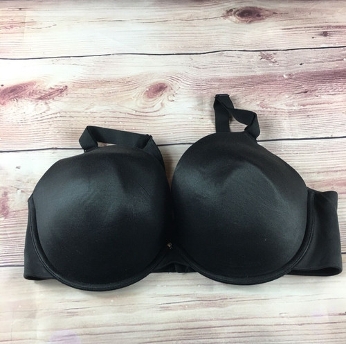 Lane Bryant Cacique Boost Plunge Bra Size 40DDD Black