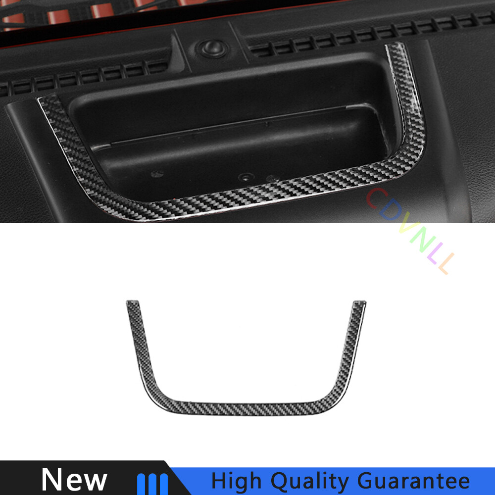 For Jeep Wrangler JK 11-2017 Real Carbon Fiber Central Console Storage Box Frame