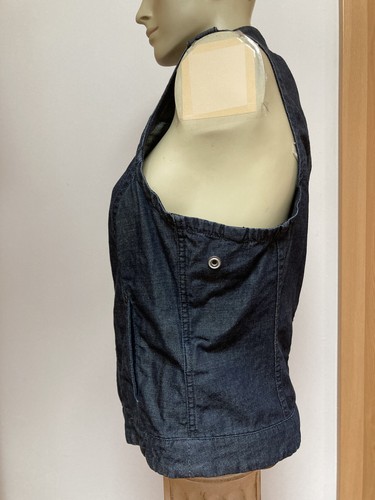 G-STAR Raw Denim Damen Weste Jeansweste L blau Jeansjacke ärmellos Oberteil TOP! - Bild 13 von 24