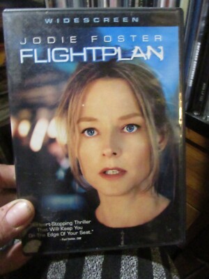 Flightplan 2005 DVD Widescreen Jodie Foster Sean Bean Airplane Action  EXCELLENT!