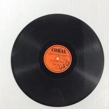 Teresa Brewer With the Lancers 78 rpm Record Let Me Go Lover Coral