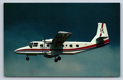 Airplane Postcard Princeton Airways Airlines GAF Nomad N60PA HF14