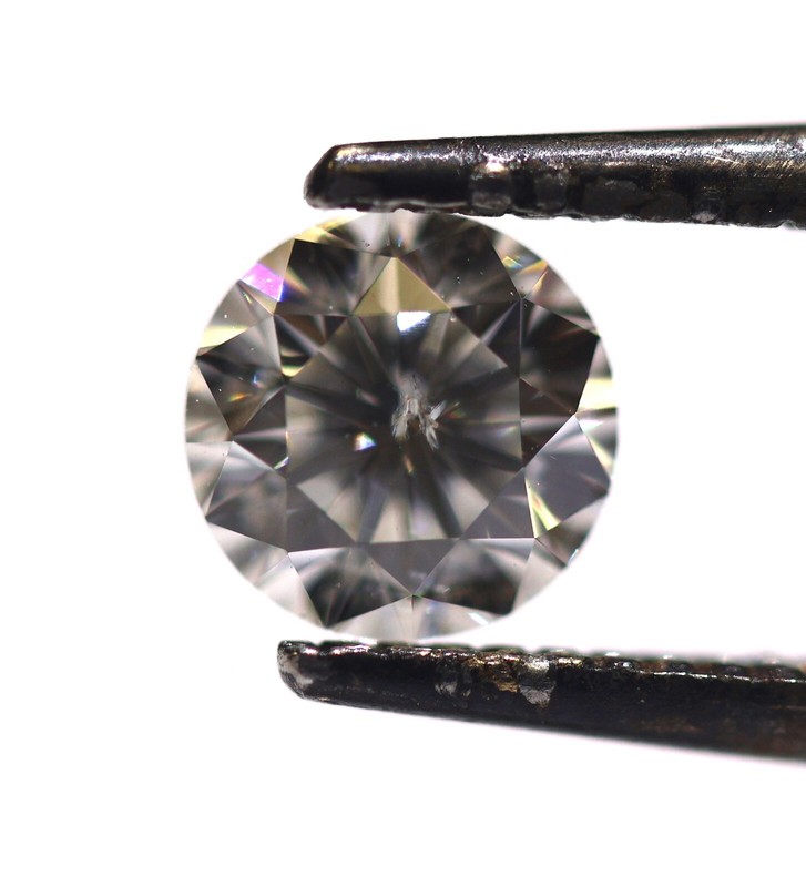 GIA loose certified .53ct I1 K round brilliant diamond estate vintage Natural