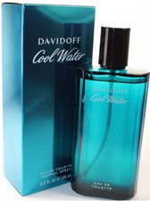 Cool Water by Davidoff 4.2 oz EDT Spray for Men - New in box