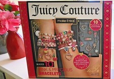 Juicy Couture Make it Real PINK  PRECIOUS Bracelet Kits Jewelry New REAL CHARMS