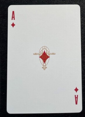 Slave 1 Ace of Diamonds Star Wars Dark Side RED Playing Cards Theory11