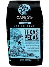 CAFE Olé by H-E-B Medium Roast Texas Pecan Ground Coffee, 12 oz
