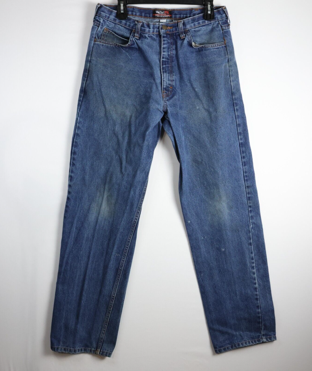 Walls FR Flame Resistant Jeans Men's 34x34 (Actual 32x33) Denim Workwear  Cotton