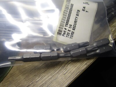 (7) 1/4'' Hex T-20 6-Lobe Security Bit