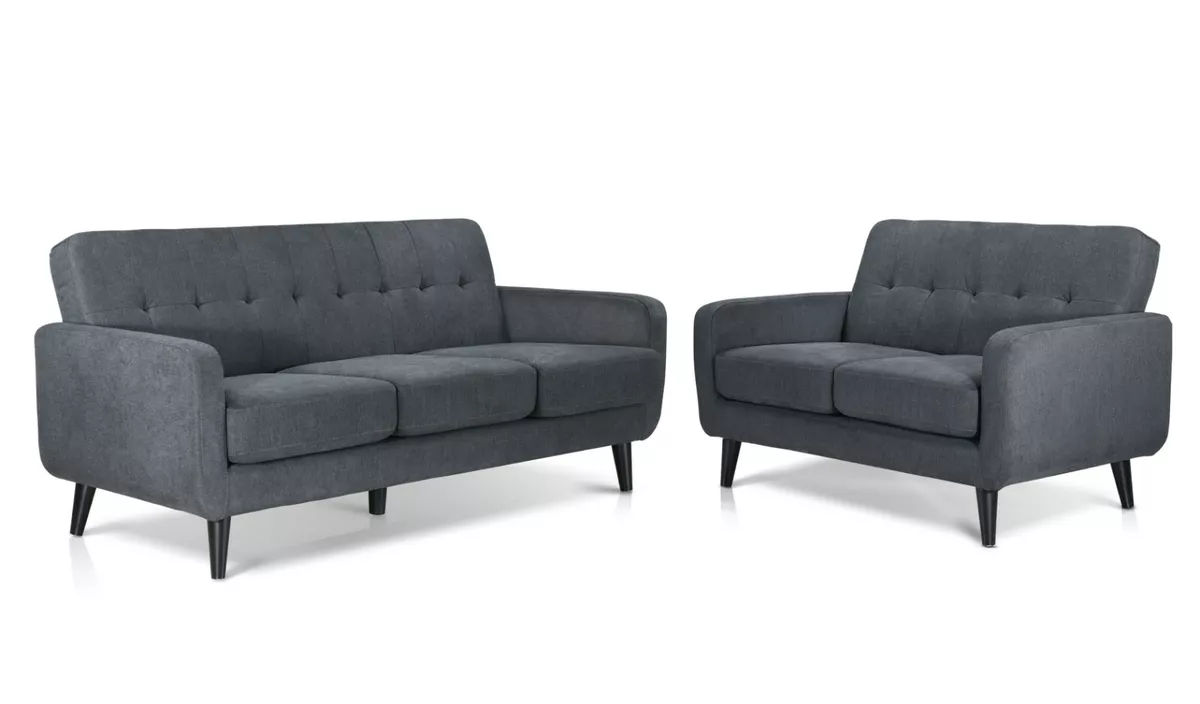 Compact 2024 grey sofa