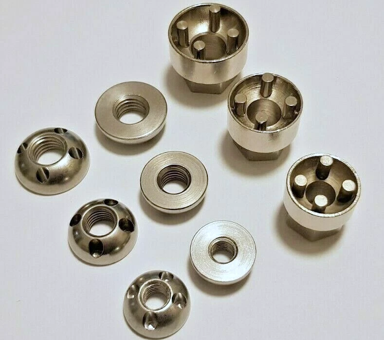 Diebstahlsicherung Anti-Diebstahl Muttern 4+1/8+1 V2A M6 M8 M10 Diebstahlmutter - Bild 3 von 4