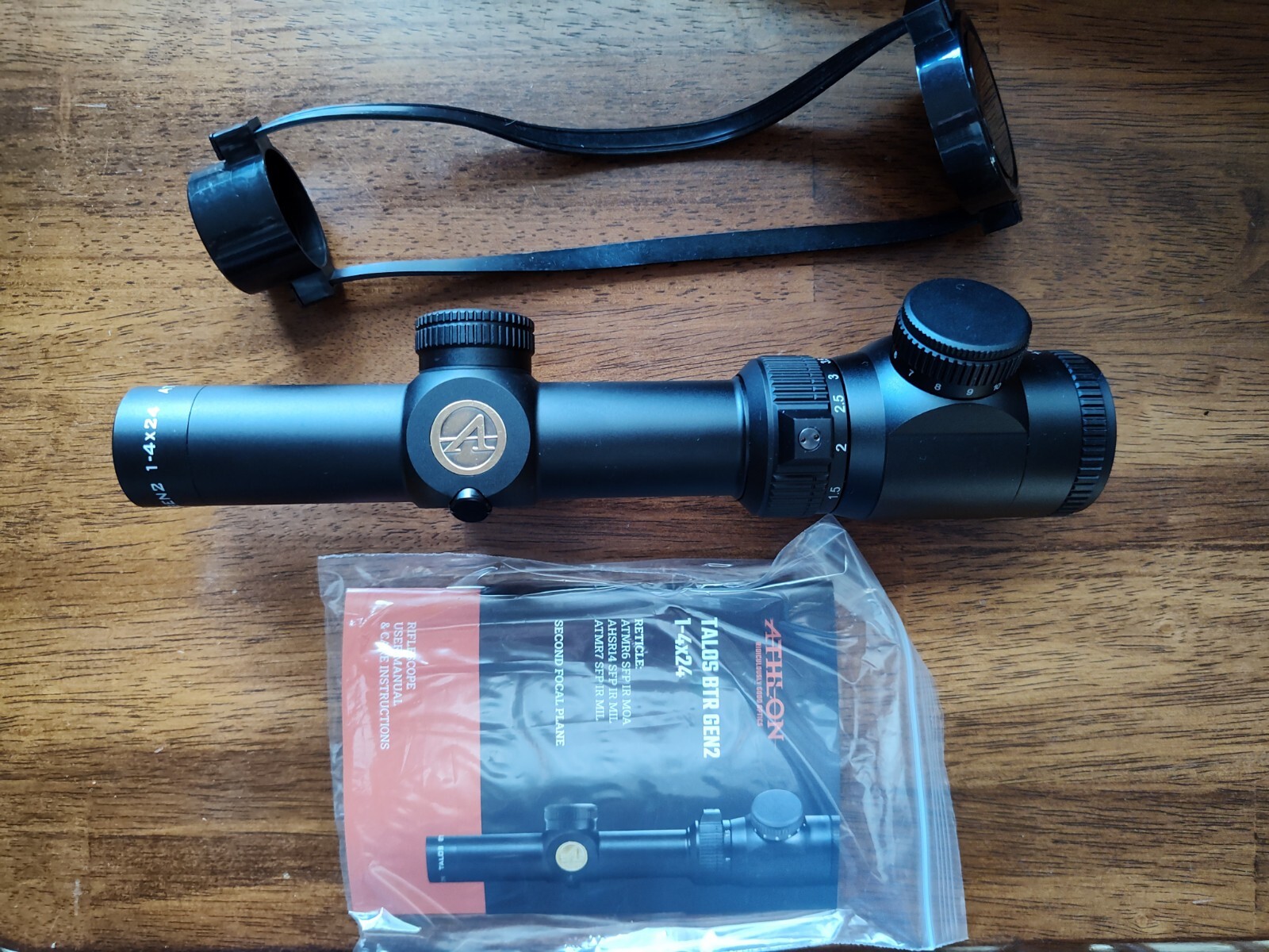 Athlon Optics Scope Talos BTR GEN2 14x24 30mm Tube AHSR14 SFP IR MIL