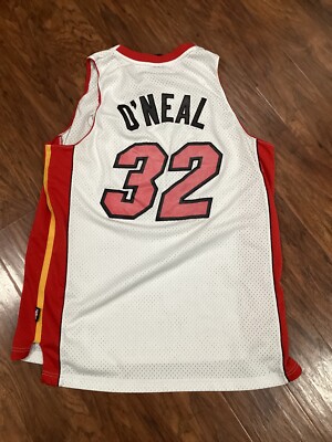 ONEAL jersey 32 NBA AUTHENTIC XL +2 Rbk MENS Heat